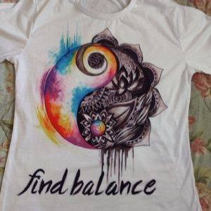 Yin Yang find balance shirt
